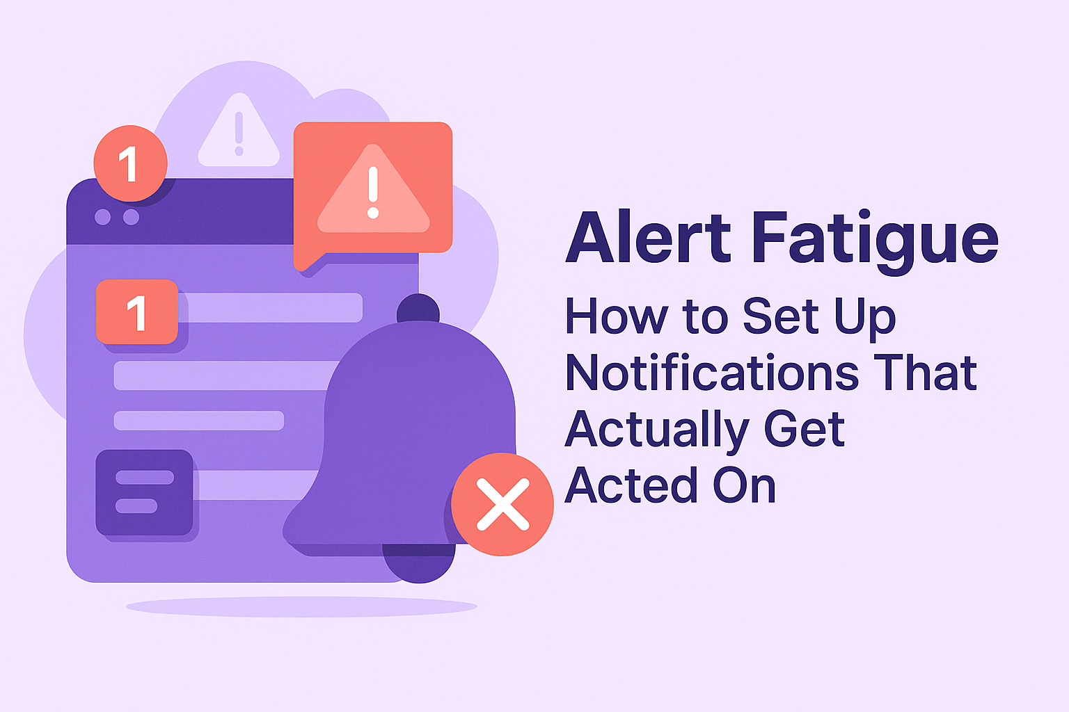 Alert Fatigue: How to Set Up Notifications That Actually Get Acted On