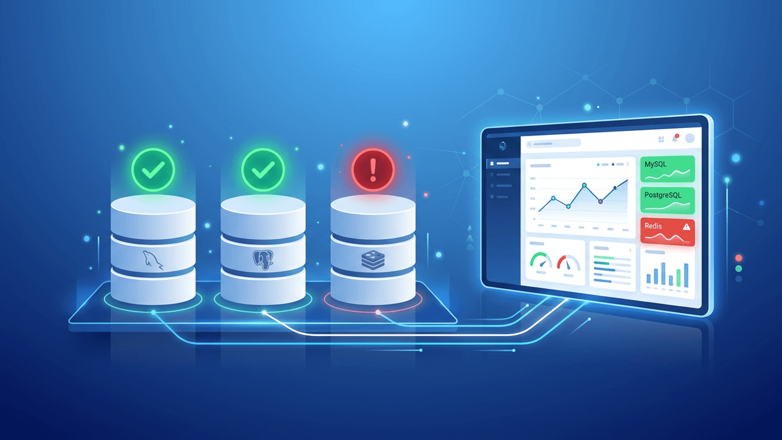 Database Monitoring: How to Monitor MySQL, PostgreSQL, and Redis Uptime