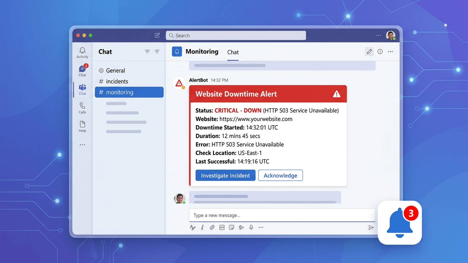 Microsoft Teams Alerts for Website Downtime: Setup Guide