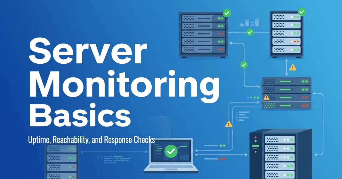 Server Monitoring Basics: Uptime, Reachability, and Response Checks ...