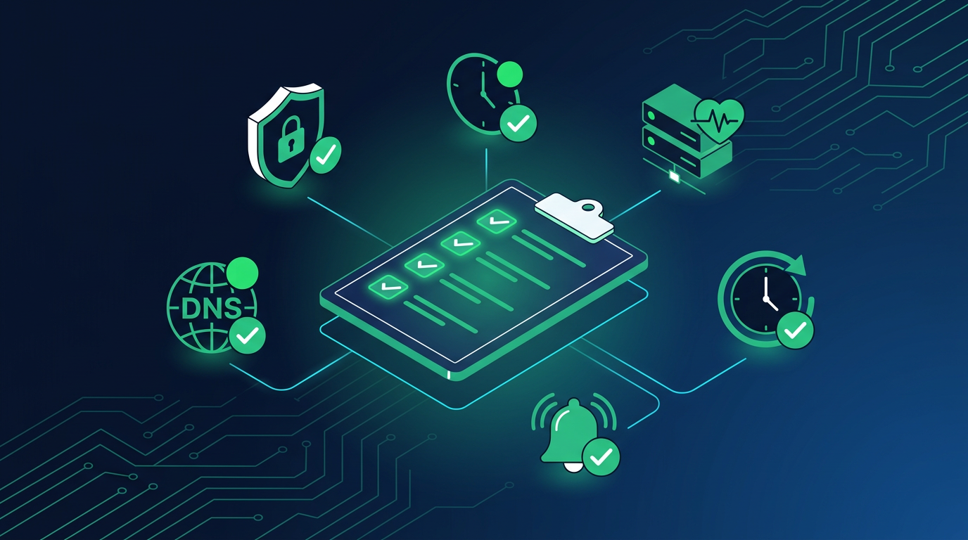 Website Monitoring Checklist: What to Set Up Before an Outage